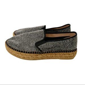 ANTHROPOLOGIE | Gaimo Glitter Espadrilles Size 40